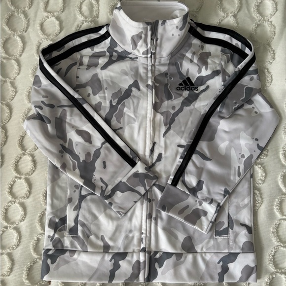 adidas Other - Adidas White and Gray Jacket